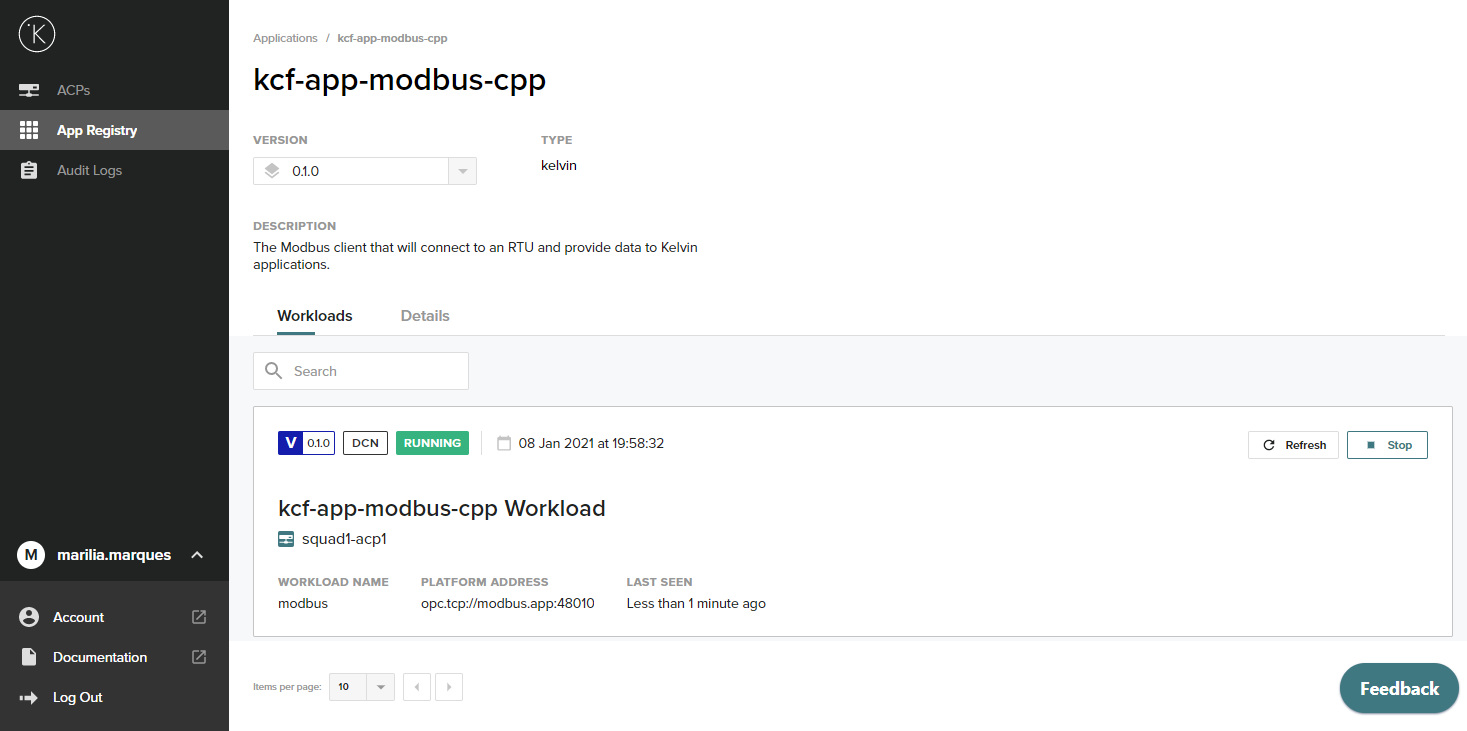 App Profile Workloads