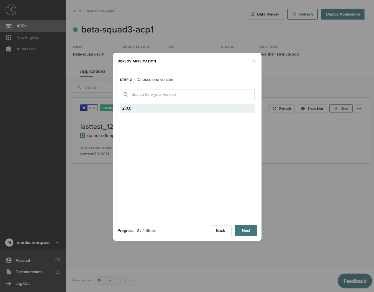 Node App Deploy - App Version