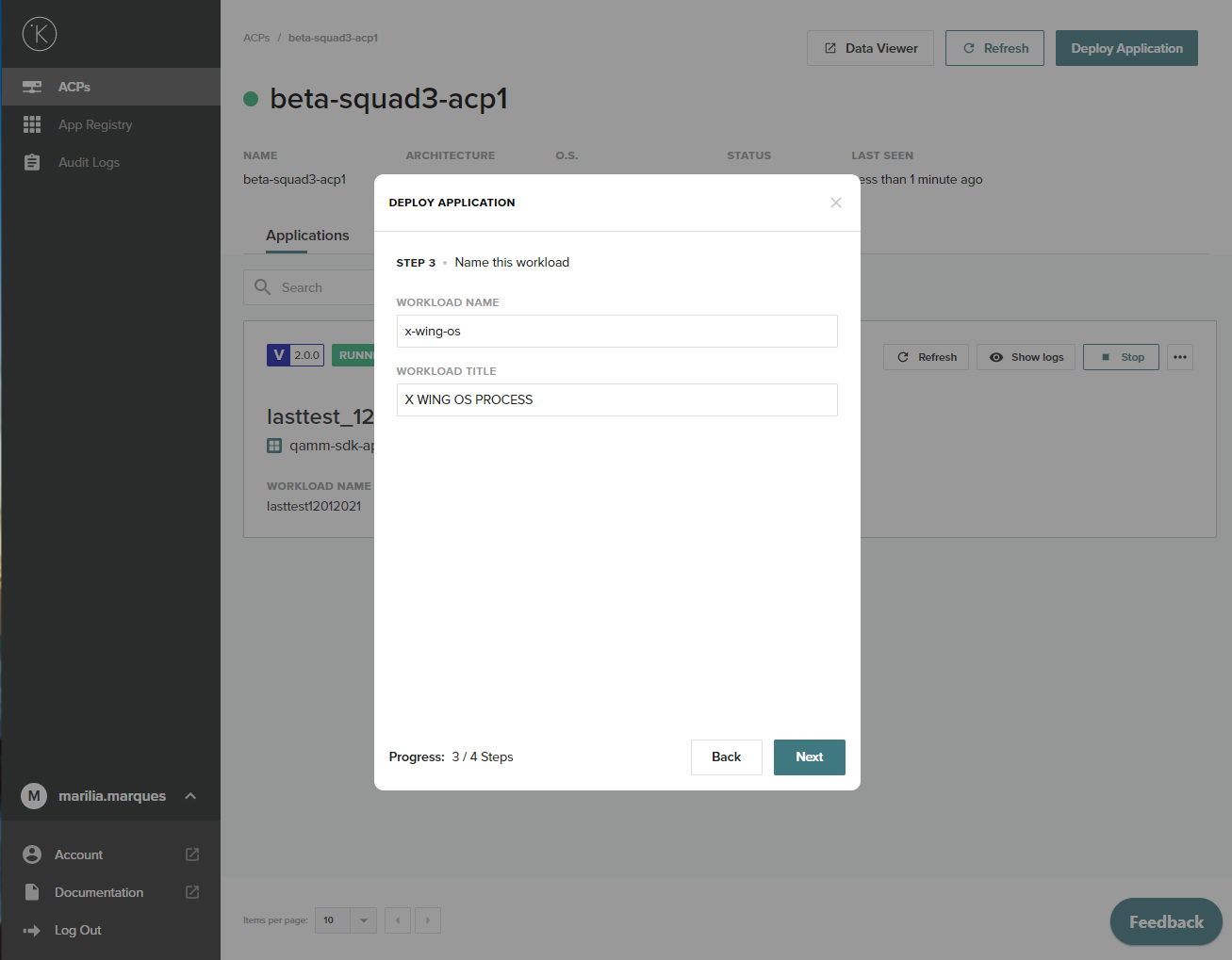 Node App Deploy - App Name and Title