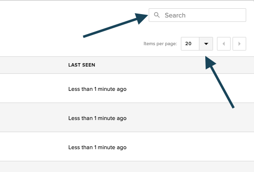 Search and Pagination