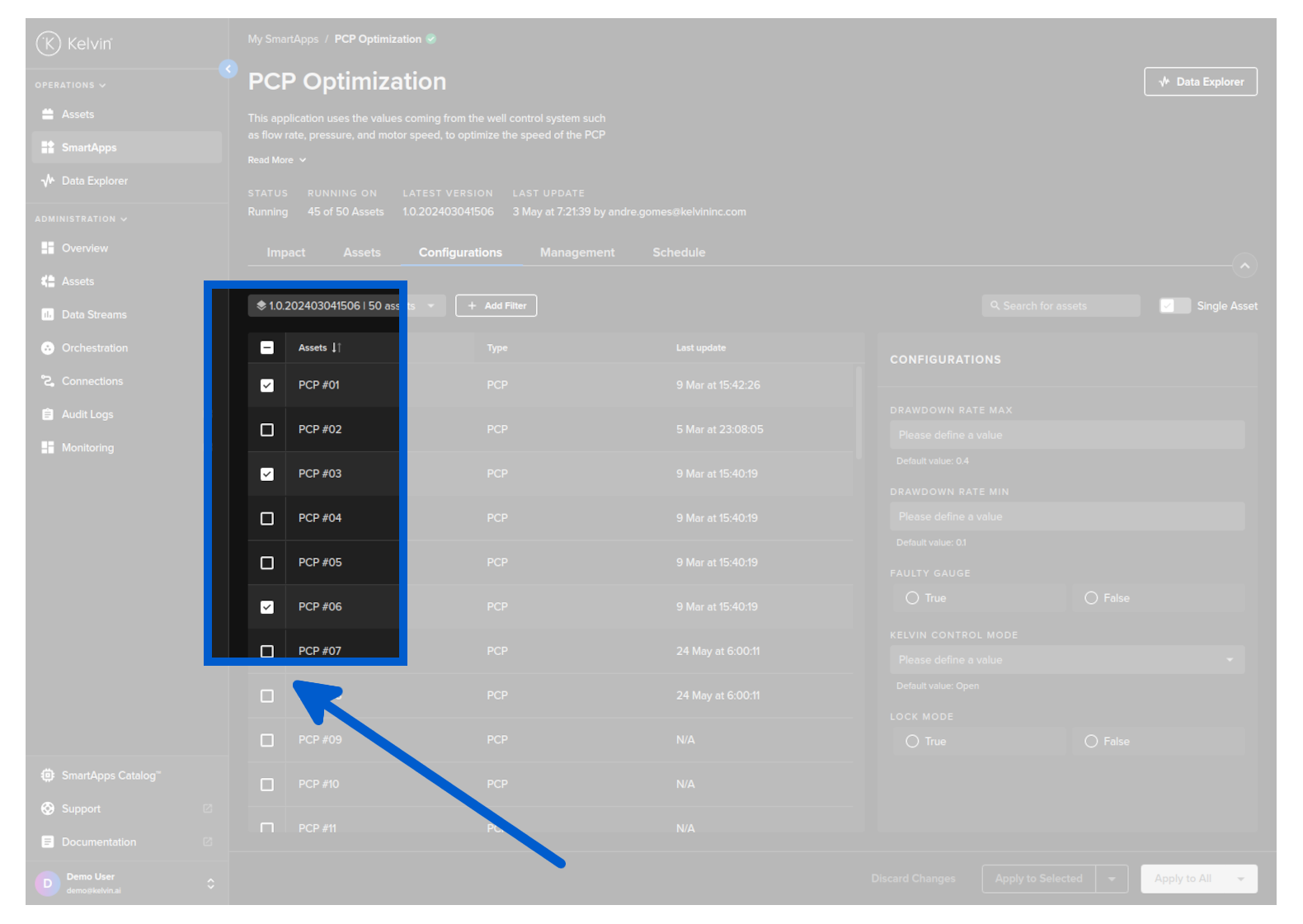 Create Scheduled Parameter - Kelvin Documentation