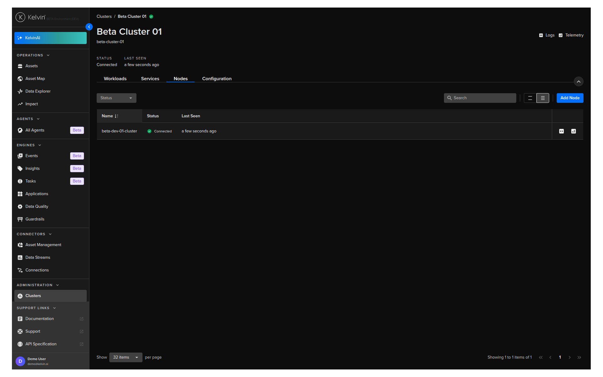 Nodes Tab